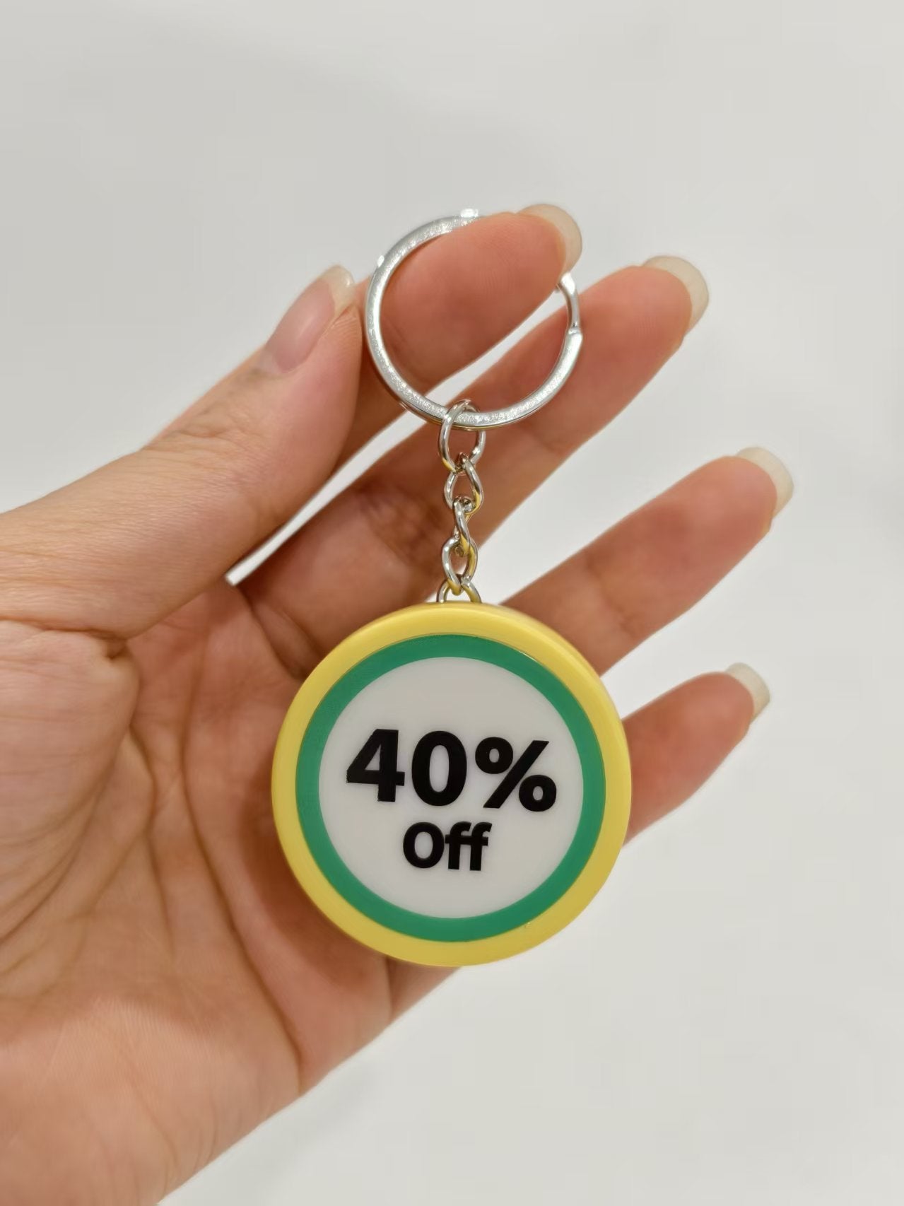 Retail Discount Icon Keychain /complete set
