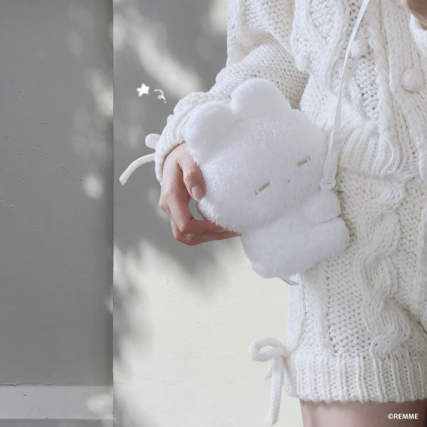 Nem-chan the Bunny” plush shoulder bag by REMME. $42/Item