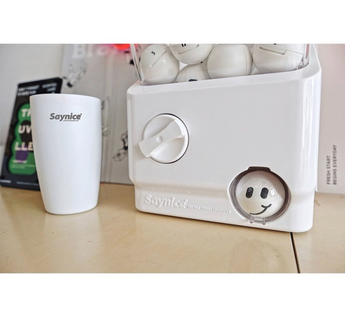 Gacha coffee machine set - white